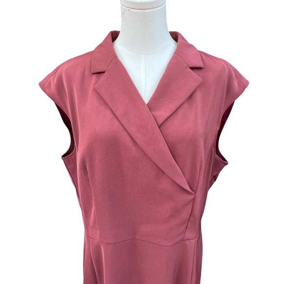 MM Lafleur - Burgundy Women's Dress - Size 16 - Picture 2 of 13